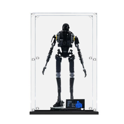 Picture of Acrylic Display Case for LEGO 75434 Star Wars K-2SO Security Droid Figure Storage Box Dust Proof Glue Free