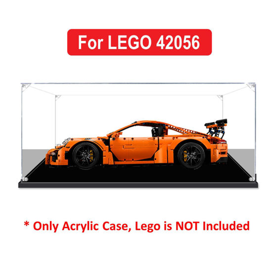 Picture of Acrylic Display Case for LEGO Technic 42056 Porsche 911 GT3 RS Figure Storage Box Dust Proof Glue Free