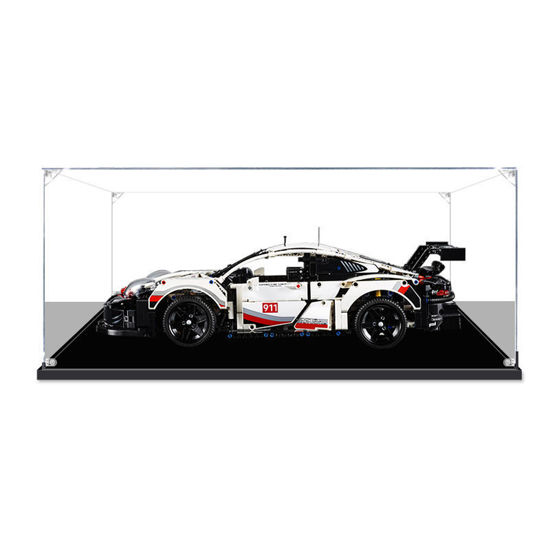 Picture of Acrylic Display Case for LEGO Technic 42096 Porsche 911 RSR Figure Storage Box Dust Proof Glue Free