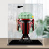Picture of Acrylic Display Case for LEGO 75277 Star Wars Boba Fett Helmet Figure Storage Box Dust Proof Glue Free