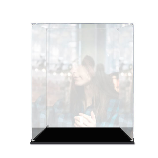 Picture of Acrylic Display Case for LEGO 75277 Star Wars Boba Fett Helmet Figure Storage Box Dust Proof Glue Free