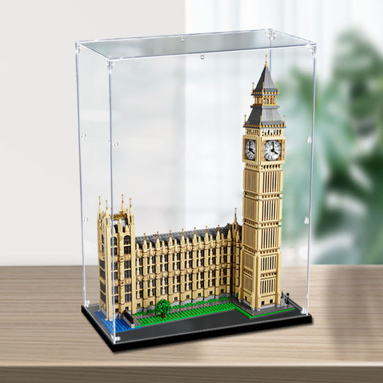 Picture of Acrylic Display Case for LEGO 10253 Creator Expert Big Ben London Figure Storage Box Dust Proof Glue Free