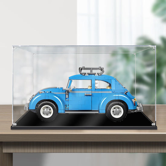 Picture of Acrylic Display Case for LEGO 10252 CREATOR Volkswagen Beetle Figure Storage Box Dust Proof Glue Free