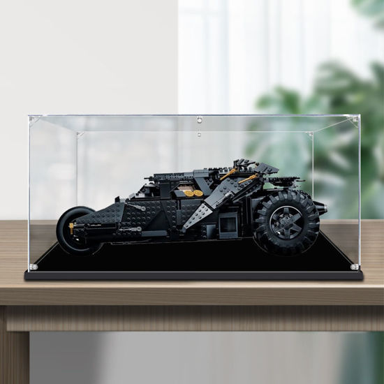 Picture of Acrylic Display Case for LEGO DC Batman 76240 Batmobile Tumbler Figure Storage Box Dust Proof Glue Free