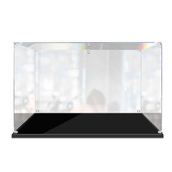 Picture of Acrylic Display Case for LEGO 10269 Creator Expert Harley-Davidson Fat Boy Figure Storage Box Dust Proof Glue Free