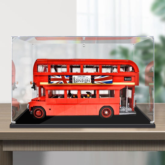Picture of Acrylic Display Case for LEGO 10258 Creator Expert London Bus Figure Storage Box Dust Proof Glue Free