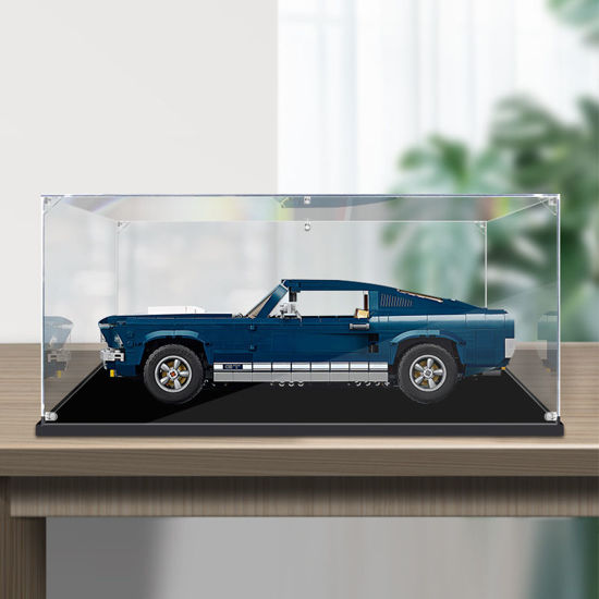 Picture of Acrylic Display Case for LEGO 10265 Creator Expert Ford Mustang Figure Storage Box Dust Proof Glue Free
