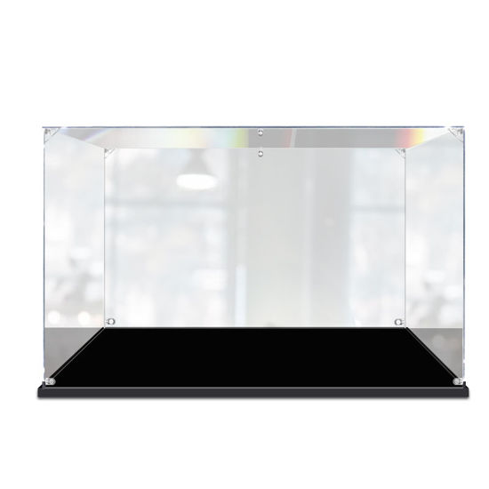 Picture of Acrylic Display Case for LEGO 41450 Friends Heartlake City Shopping Mall Figure Storage Box Dust Proof Glue Free
