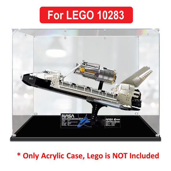 Picture of Acrylic Display Case for LEGO 10283 Creator Expert NASA Space Shuttle Discovery Figure Storage Box Dust Proof Glue Free