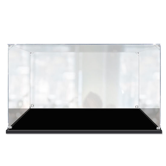 Picture of Acrylic Display Case for LEGO 40274 Christmas Santa Brickheadz Mr Claus & Mrs Claus Figure Storage Box Dust Proof Glue Free