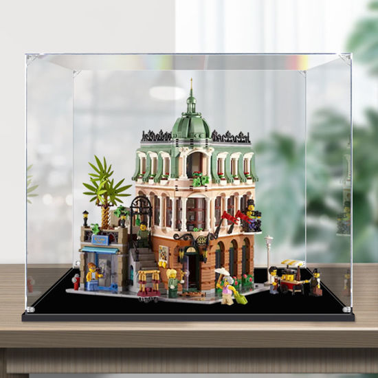 Picture of Acrylic Display Case for LEGO 10297 Creator Expert Boutique Hotel Figure Storage Box Dust Proof Glue Free