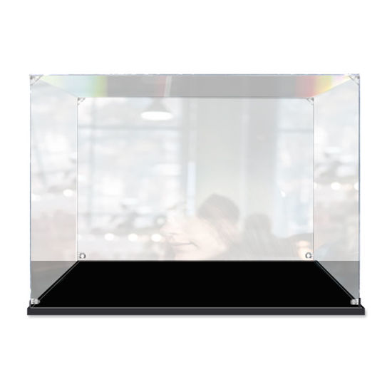 Picture of Acrylic Display Case for LEGO 10293 Santa’s Visit Christmas Winter Village Figure Storage Box Dust Proof Glue Free