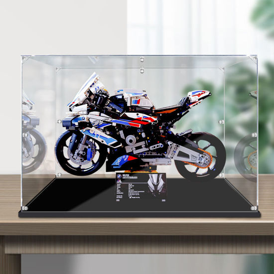 Picture of Acrylic Display Case for LEGO 42130 Technic BMW M 1000 RR Figure Storage Box Dust Proof Glue Free