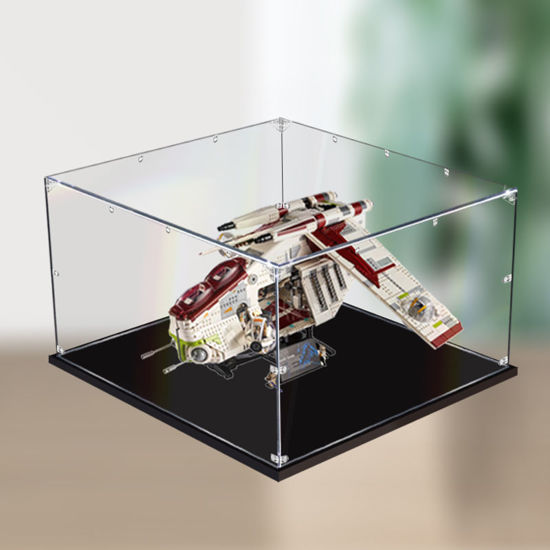 Picture of Acrylic Display Case for LEGO 75309 Star Wars UCS Republic Gunship Figure Storage Box Dust Proof Glue Free