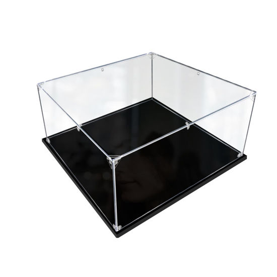 Picture of Acrylic Display Case for LEGO 10299 Creator Expert Real Madrid Bernabéu Stadium Figure Storage Box Dust Proof Glue Free