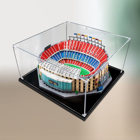 Picture of Acrylic Display Case for LEGO 10284 Camp Nou-FC Barcelona Figure Storage Box Dust Proof Glue Free
