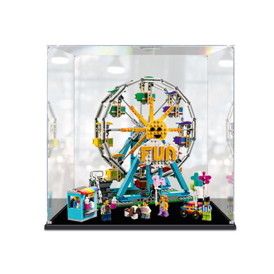 Picture of Acrylic Display Case for LEGO 31119 Creator 3-in-1 Ferris Wheel Figure Storage Box Dust Proof Glue Free