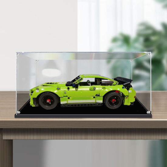 Picture of Acrylic Display Case for LEGO 42138 Technic Ford Mustang Shelby GT500 Figure Storage Box Dust Proof Glue Free