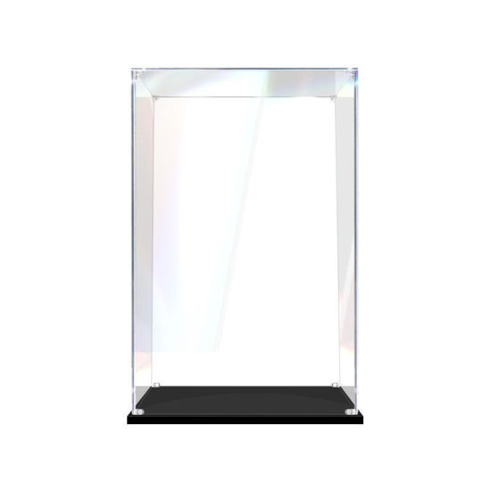 Picture of Acrylic Display Case for LEGO 75328 Star Wars The Mandalorian Helmet Figure Storage Box Dust Proof Glue Free