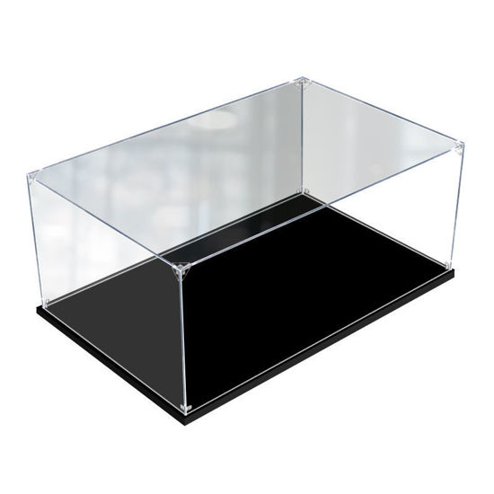 Picture of Acrylic Display Case for LEGO 60349 City Lunar Space Station Figure Storage Box Dust Proof Glue Free