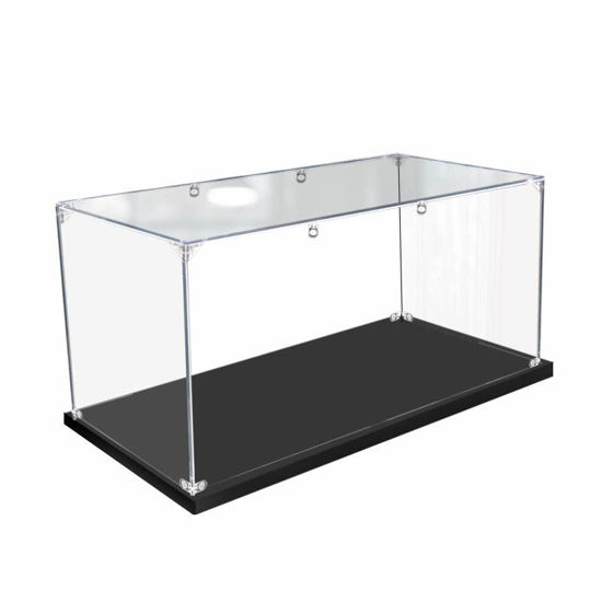 Picture of Acrylic Display Case for LEGO 42114 Technic 6x6 Volvo Articulated Hauler A60H Truck Wheel Loader Figure Storage Box Dust Proof Glue Free