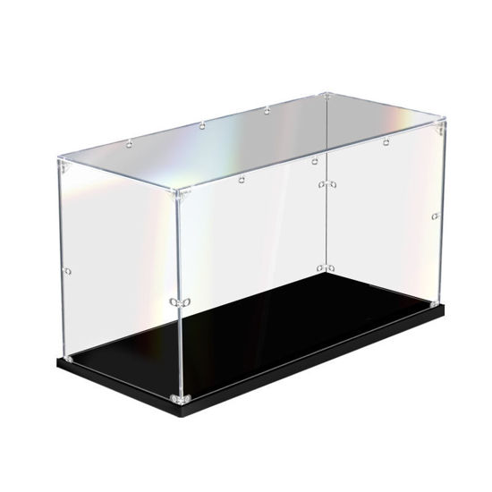 Picture of Acrylic Display Case for LEGO 70618 Ninjago Movie Destiny's Bounty Figure Storage Box Dust Proof Glue Free