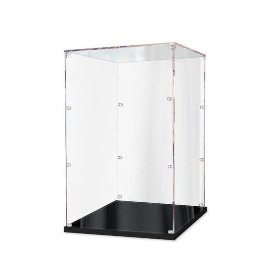 Picture of Acrylic Display Case for LEGO 21335 Ideas Motorised Lighthouse Figure Storage Box Dust Proof Glue Free