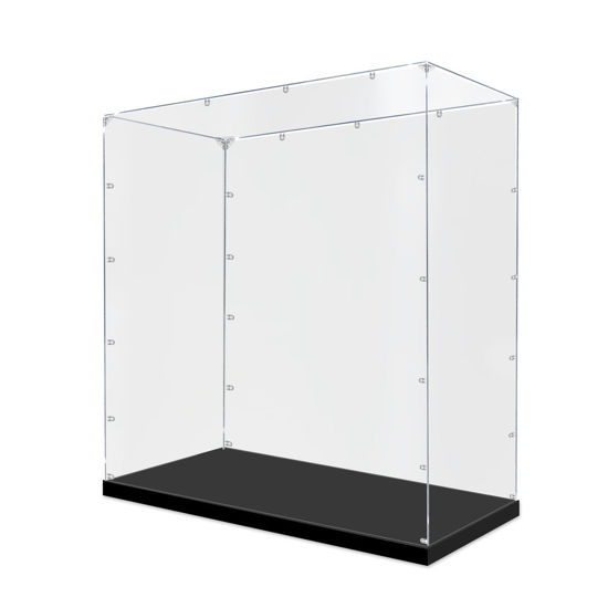 Picture of Acrylic Display Case for LEGO 10303 Icons Loop Coaster Figure Storage Box Dust Proof Glue Free