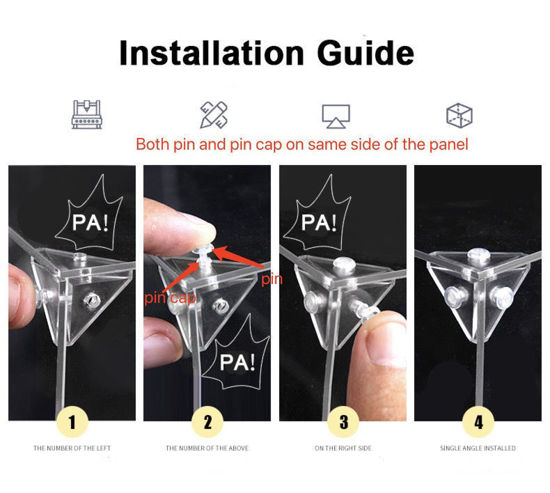 Picture of Acrylic Display Case Dustproof for Lego Boat Car Model Gundam Diecast BearBrick Statue Funko Pop Vinyl Gift