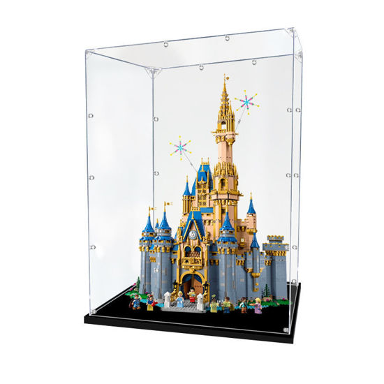 Picture of Acrylic Display Case for LEGO 43222 Disney Disney Castle Figure Storage Box Dust Proof Glue Free