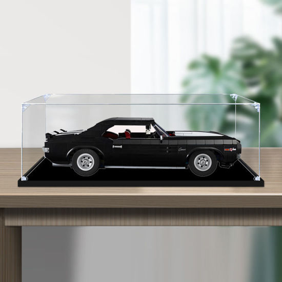 Picture of Acrylic Display Case for LEGO 10304 Icons Chevrolet Camaro Z28 Figure Storage Box Dust Proof Glue Free