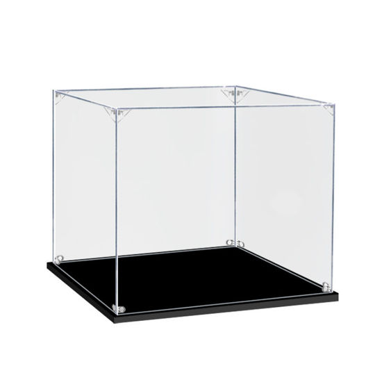 Picture of Acrylic Display Case for LEGO 75403 Star Wars Grogu with Hover Pram Figure Storage Box Dust Proof Glue Free