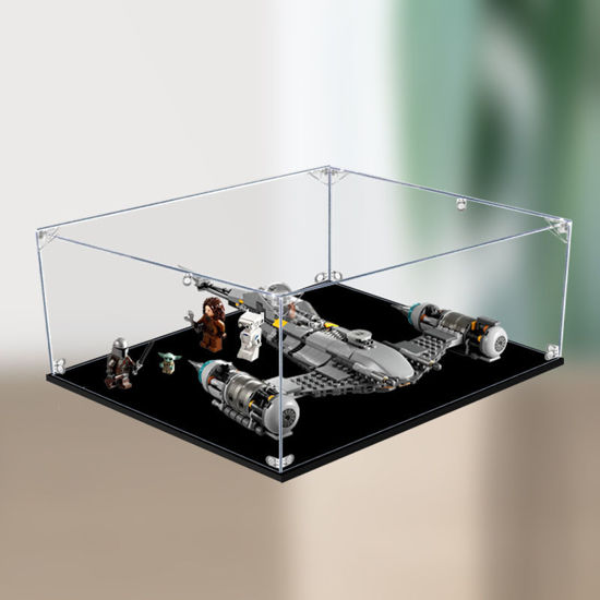 Picture of Acrylic Display Case for LEGO 75325 Star Wars The Mandalorian’s N-1 Starfighter Figure Storage Box Dust Proof Glue Free
