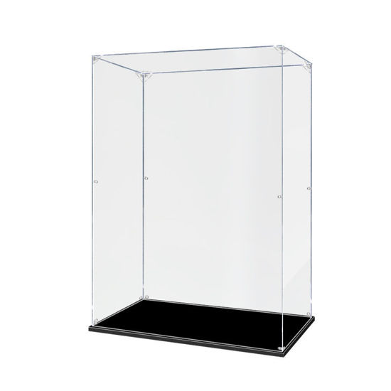 Picture of Acrylic Display Case for LEGO 43244 Disney Elsa's Ice Palace Figure Storage Box Dust Proof Glue Free