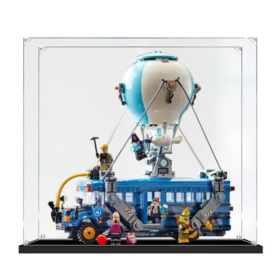 Picture of Acrylic Display Case for LEGO 77073 Fortnite Battle Bus Figure Storage Box Dust Proof Glue Free