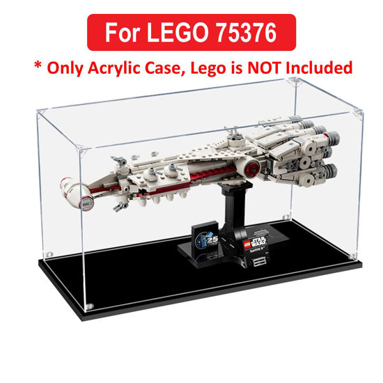 Picture of Acrylic Display Case for LEGO 75376 Star Wars Tantive IV Figure Storage Box Dust Proof Glue Free
