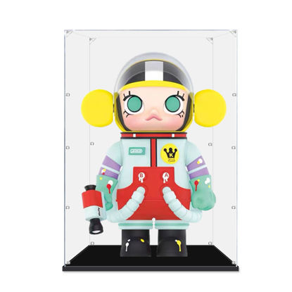 Picture of Acrylic Display Case for 400% 1000% POP MART Popmart MEGA Space Molly Figure Storage Box Dust Proof Glue Free