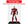 Picture of Acrylic Display Case for Hot Toys Marvel Avengers Endgame Captain America Iron Man 1:6 1/6 Scale Figure Storage Box Dust Proof Glue Free