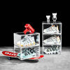 Picture of 5X Premium Sneaker Acrylic Display Shoe Box Storage Case Side Open Clear  Stackable
