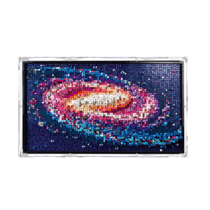 Picture of Acrylic Display Case for LEGO 31212 Art The Milky Way Galaxy Figure Storage Box Dust Proof Glue Free