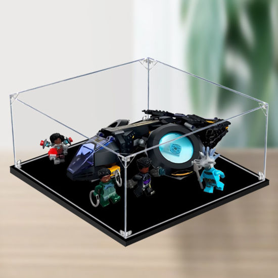 Picture of Acrylic Display Case for LEGO 76211 Marvel Shuri's Sunbird Figure Storage Box Dust Proof Glue Free