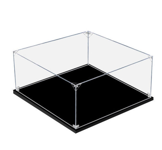 Picture of Acrylic Display Case for LEGO 76054 DC Super Heroes Batman Scarecrow Harvest of Fear Figure Storage Box Dust Proof Glue Free