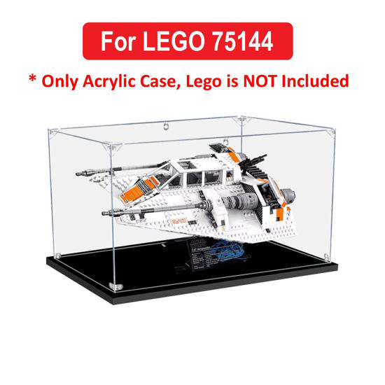 Picture of Acrylic Display Case for LEGO 75144 Star Wars UCS Snowspeeder Figure Storage Box Dust Proof Glue Free