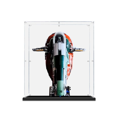 Picture of Acrylic Display Case for LEGO 75060 Star Wars Slave I Figure Storage Box Dust Proof Glue Free