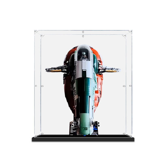 Picture of Acrylic Display Case for LEGO 75060 Star Wars Slave I Figure Storage Box Dust Proof Glue Free