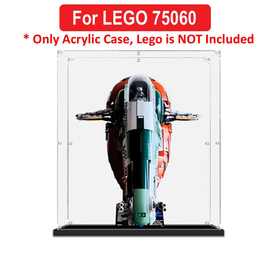 Picture of Acrylic Display Case for LEGO 75060 Star Wars Slave I Figure Storage Box Dust Proof Glue Free