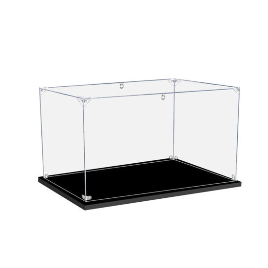Picture of Acrylic Display Case for LEGO 70834 Movie 2 MetalBeard's Heavy Metal Motor Trike Figure Storage Box Dust Proof Glue Free