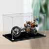 Picture of Acrylic Display Case for LEGO 70834 Movie 2 MetalBeard's Heavy Metal Motor Trike Figure Storage Box Dust Proof Glue Free