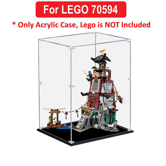 Picture of Acrylic Display Case for LEGO 70594 Ninjago The Lighthouse Siege Figure Storage Box Dust Proof Glue Free