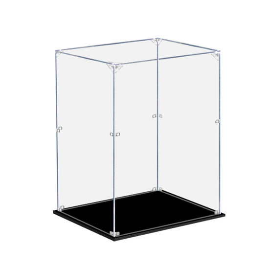 Picture of Acrylic Display Case for LEGO 70594 Ninjago The Lighthouse Siege Figure Storage Box Dust Proof Glue Free